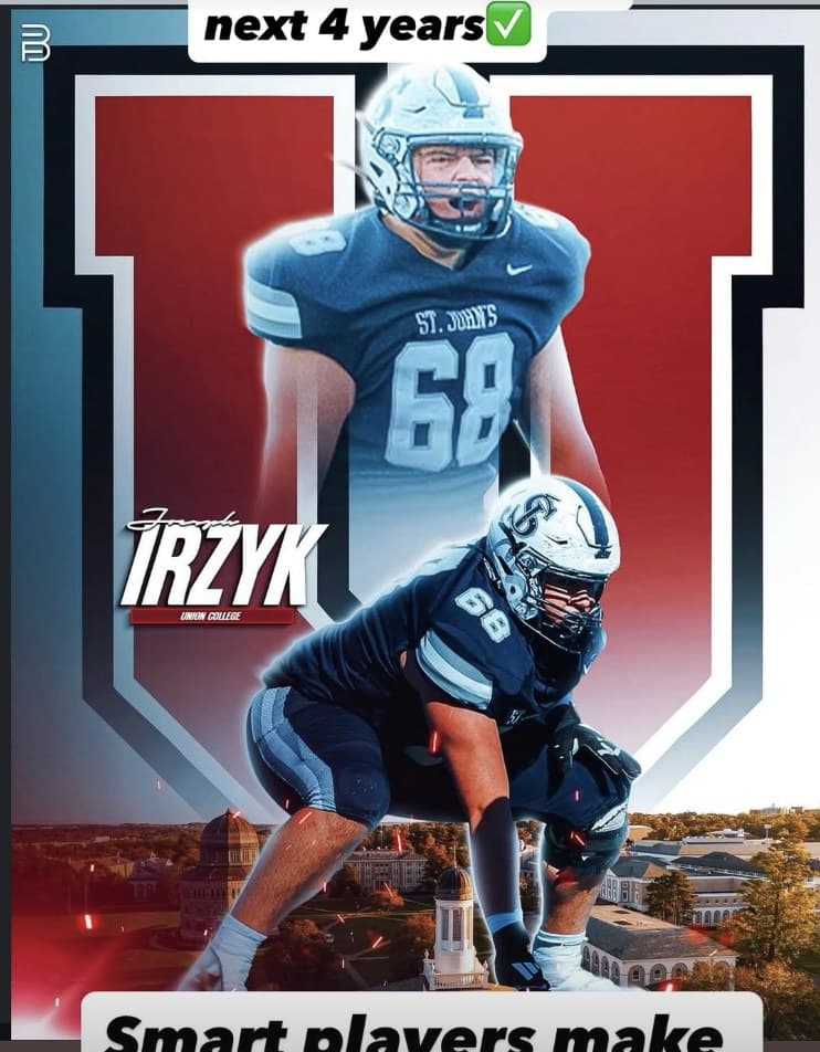 Joe Irzyk commitment announcement — Union College — TE