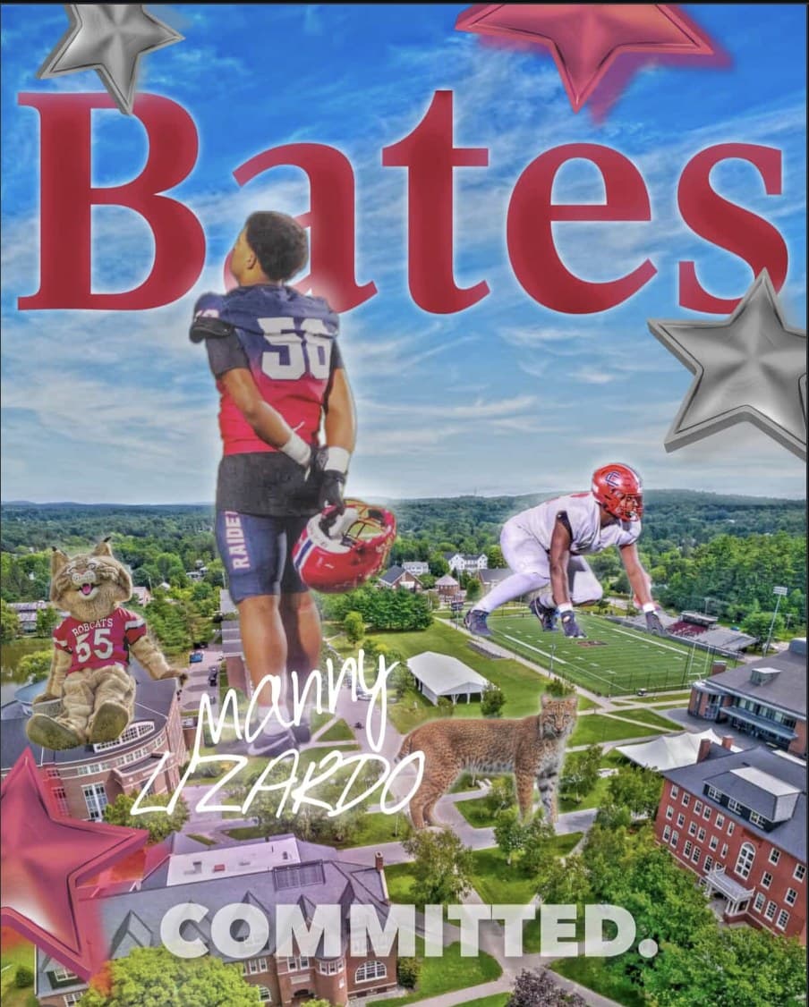 Manny Lizardo commitment announcement — Bates College — DE